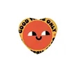 Heart-shaped Custom Button | https://www.bestnamebadges.com