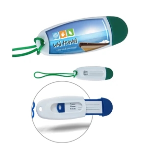 Full Color "Oval Shaped" Luggage Tag