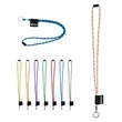 Nylon Breakaway Rope Lanyard W/ Split Ring and Metal Crimp | https://www.bestnamebadges.com