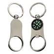 Compact Keychain With Built in Compass Custom Logo Available | https://www.bestnamebadges.com