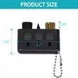 Portable Golf Club Groove Cleaner Brush With Keychain | https://www.bestnamebadges.com