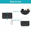 Portable Golf Club Groove Cleaner Brush With Keychain | https://www.bestnamebadges.com