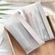 Transparent Matte Pencil Case With Zipper For Storage | https://www.bestnamebadges.com