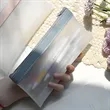 Transparent Matte Pencil Case With Zipper For Storage | https://www.bestnamebadges.com