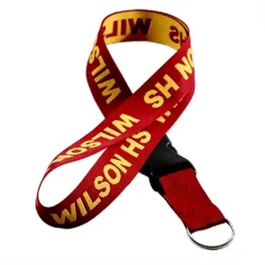 Custom Woven Lanyard Keychain | https://www.bestnamebadges.com