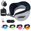 Memory Foam Travel Neck Pillow With Eye Mask Set | https://www.bestnamebadges.com