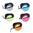 Memory Foam Travel Neck Pillow With Eye Mask Set | https://www.bestnamebadges.com