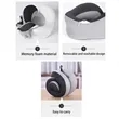 Memory Foam Travel Neck Pillow With Eye Mask Set | https://www.bestnamebadges.com