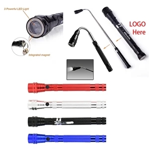 Magnetic 3 LED Flash Light | https://www.bestnamebadges.com