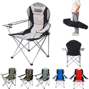 Portable Padded Folding Camping Chair