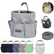 Versatile Collapsible Bathroom Picnic Basket with Handles | https://www.bestnamebadges.com