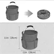 Versatile Collapsible Bathroom Picnic Basket with Handles | https://www.bestnamebadges.com