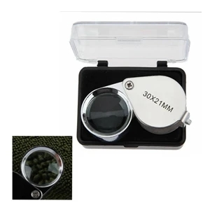 Foldable Jewelry Loupe 30X Magnifier | https://www.bestnamebadges.com