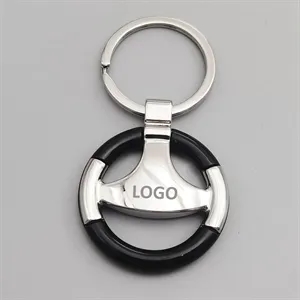 Metal Car Steering Wheel Key Ring