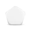 Pentagonal Custom Buttons | https://www.bestnamebadges.com
