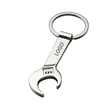Metal Wrench Keychain With Bottle Opener Function | https://www.bestnamebadges.com