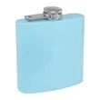 6oz. Matte Powder Coated Stainless Steel Flask | https://www.bestnamebadges.com