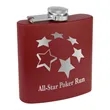 6oz. Matte Powder Coated Stainless Steel Flask | https://www.bestnamebadges.com