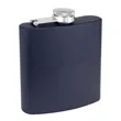6oz. Matte Powder Coated Stainless Steel Flask | https://www.bestnamebadges.com