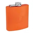 6oz. Matte Powder Coated Stainless Steel Flask | https://www.bestnamebadges.com