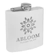6oz. Matte Powder Coated Stainless Steel Flask | https://www.bestnamebadges.com