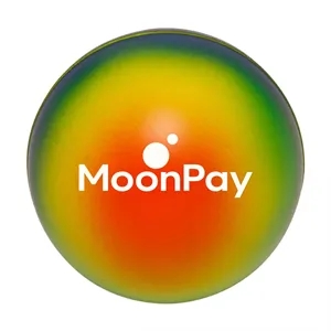 Rainbow Stress Ball w/ Custom Logo; Anxiety Relievers | https://www.bestnamebadges.com