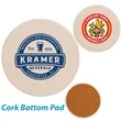 USA Printed 4" Round Ceramic Coaster w/ Custom Logo | https://www.bestnamebadges.com