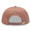 Unstructured 5 panel oil waxed cap with rope | https://www.bestnamebadges.com