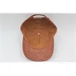 Unstructured 5 panel oil waxed cap | https://www.bestnamebadges.com