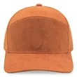 7 panel stylish suede cap | https://www.bestnamebadges.com