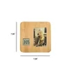 Bamboo Digital Clock With Customizable Photo Frame | https://www.bestnamebadges.com