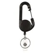 Round Carabiner Badge Reel w/ Keyring | https://www.bestnamebadges.com