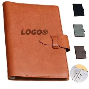 Vintage Leather Cover Notebook For Business Personal