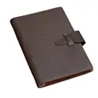 Vintage Leather Cover Notebook For Business Personal | https://www.bestnamebadges.com