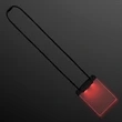 Space Glow Light Badge Necklace | https://www.bestnamebadges.com