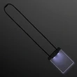 Space Glow Light Badge Necklace | https://www.bestnamebadges.com