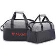 Two-Tone Classic Duffel Bag w/ Shoulder Strap | https://www.bestnamebadges.com
