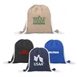 Recycled Threads Drawstring Bag | https://www.bestnamebadges.com