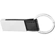 Leather Metal Keychains | https://www.bestnamebadges.com