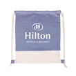 TwinTone Recycled Cotton Drawstring Bag | https://www.bestnamebadges.com