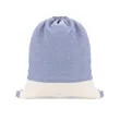 TwinTone Recycled Cotton Drawstring Bag | https://www.bestnamebadges.com