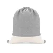 TwinTone Recycled Cotton Drawstring Bag | https://www.bestnamebadges.com
