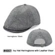 Ivy Cap - Herringbone | https://www.bestnamebadges.com