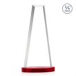 Imperial Tower on Alberton Base - Red | https://www.bestnamebadges.com