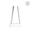 Imperial Tower on Newhaven Base - White | https://www.bestnamebadges.com