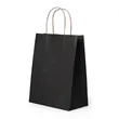 Custom Reusable Kraft Paper Bag with Handles | https://www.bestnamebadges.com