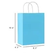 Custom Shopping Kraft Paper Bag with Handle | https://www.bestnamebadges.com