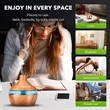 Wood Grain 7 Colors Air Humidifier Essential Oil Diffuser | https://www.bestnamebadges.com