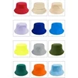 Customized Summer Solid Color Cotton Bucket Hat | https://www.bestnamebadges.com