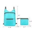 Lightweight Waterproof Foldable Backpack with Earphone Port | https://www.bestnamebadges.com